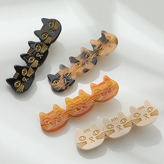 Zoe 3 Cat Barrette