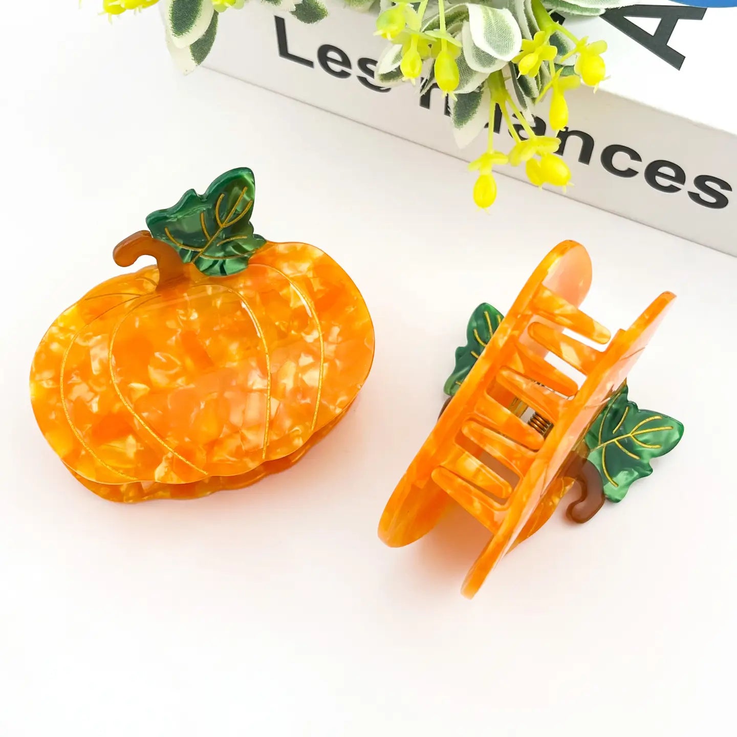 Pumpkin Hair Clip