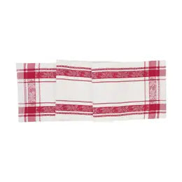 Runner, Christmas Jacquard Red and White