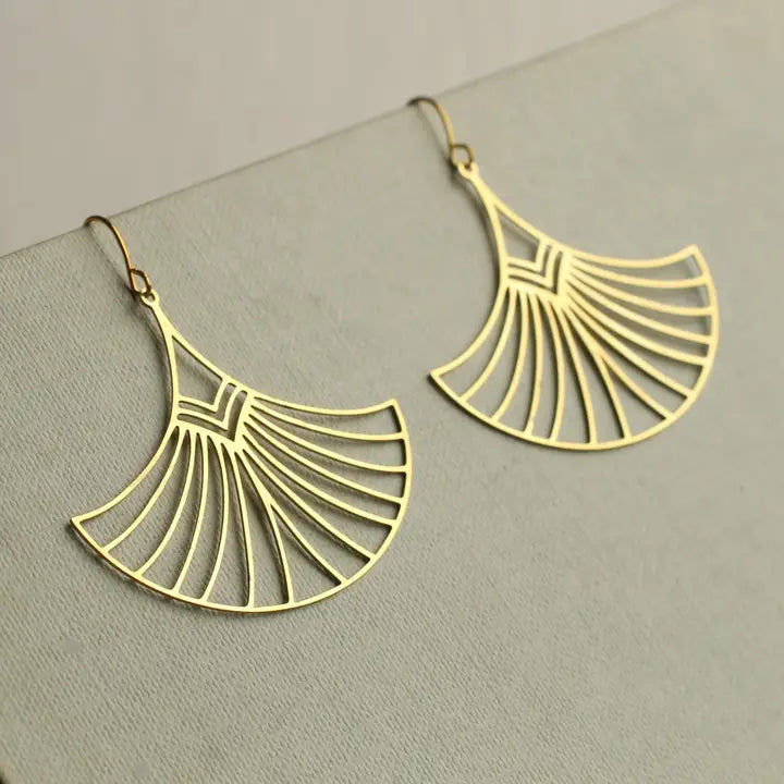 Aztec Fan Earrings