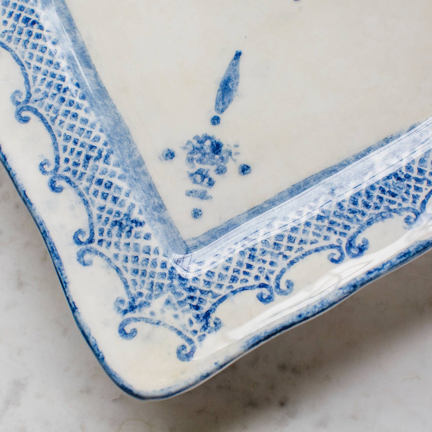 Burano Large Square Platter/Charger