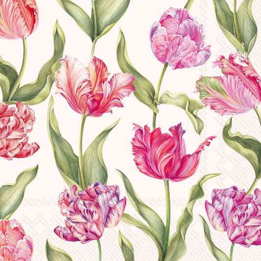 Tulip/Estelle Cream Cocktail Napkins