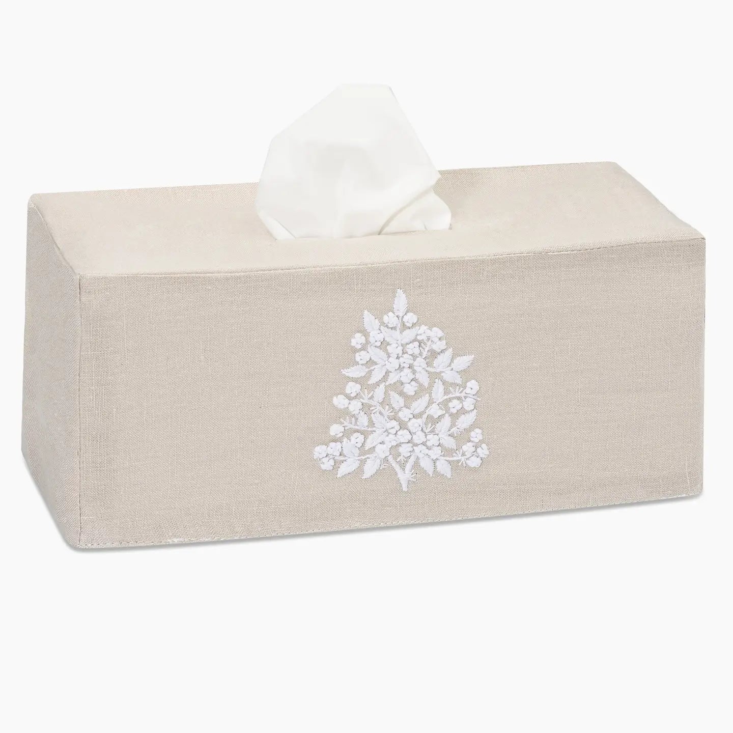 Rectangular Linen Tissue Box Cover
