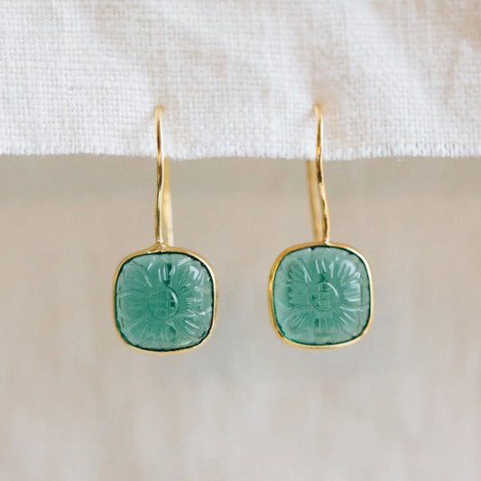 Lalita Blue Daisy Earrings