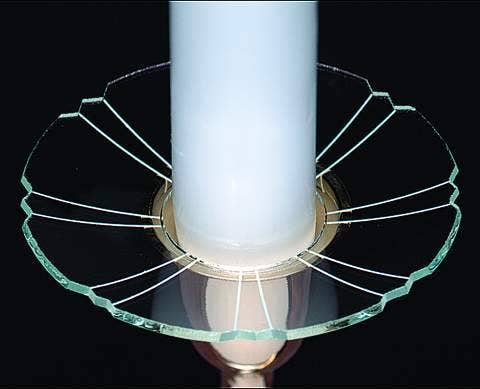 Glass Segmented Bobeche