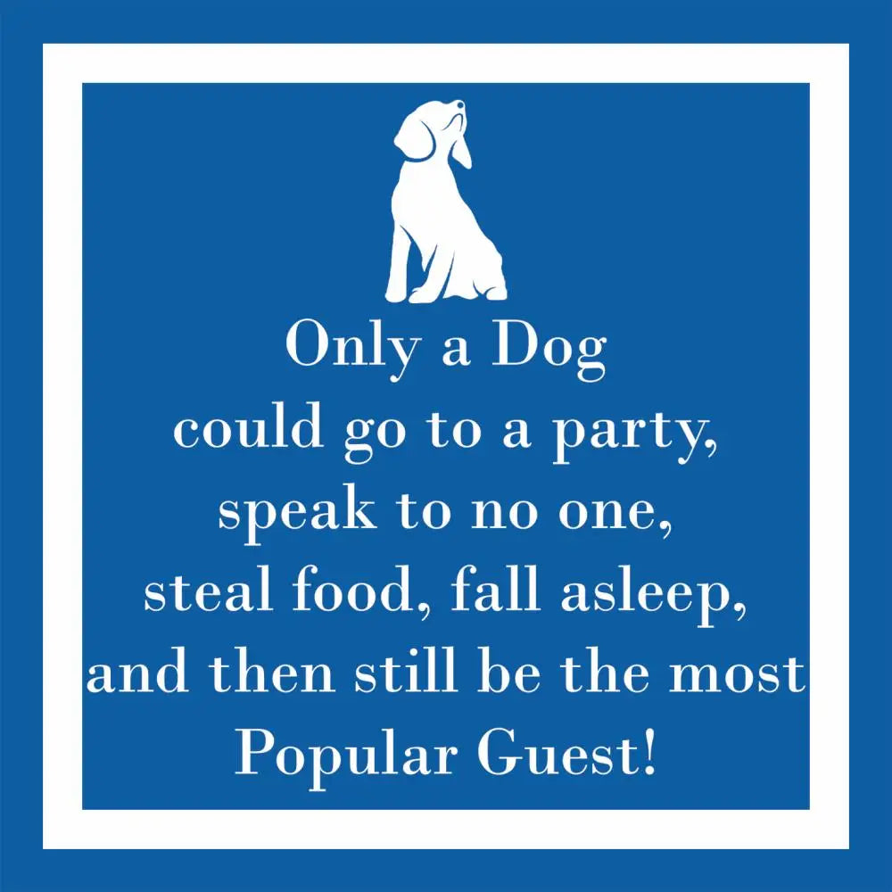 Only A Dog Cocktail Napkins