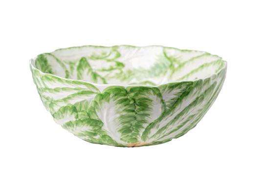 Green and White Radish Bowl