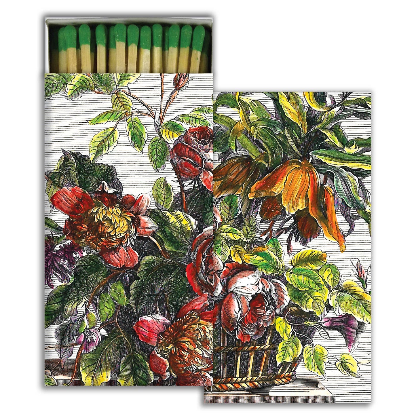 Matches - Basket of Flowers