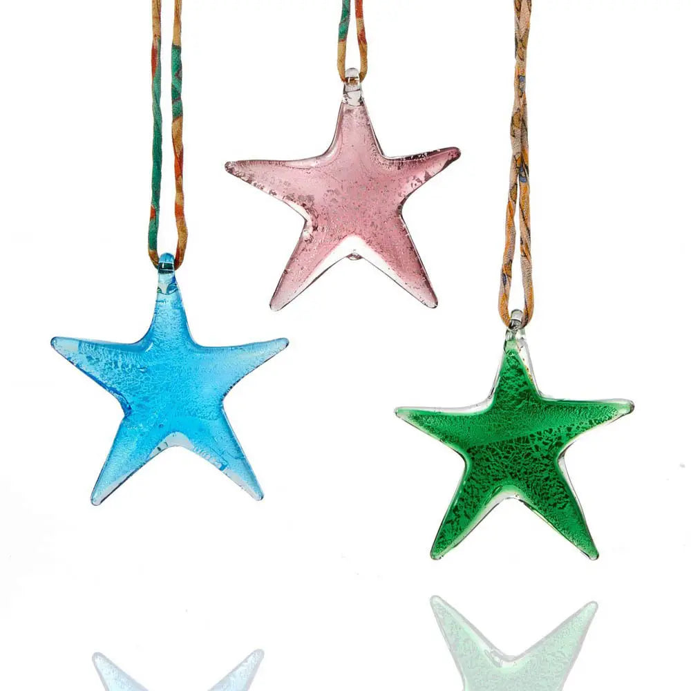 Recycled Glass Stars