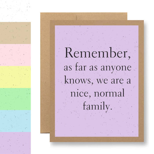 Grows Wildflowers - 7 Colors - ...nice, normal family
