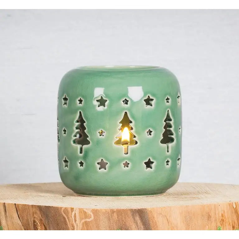 Tree and Star Tealight