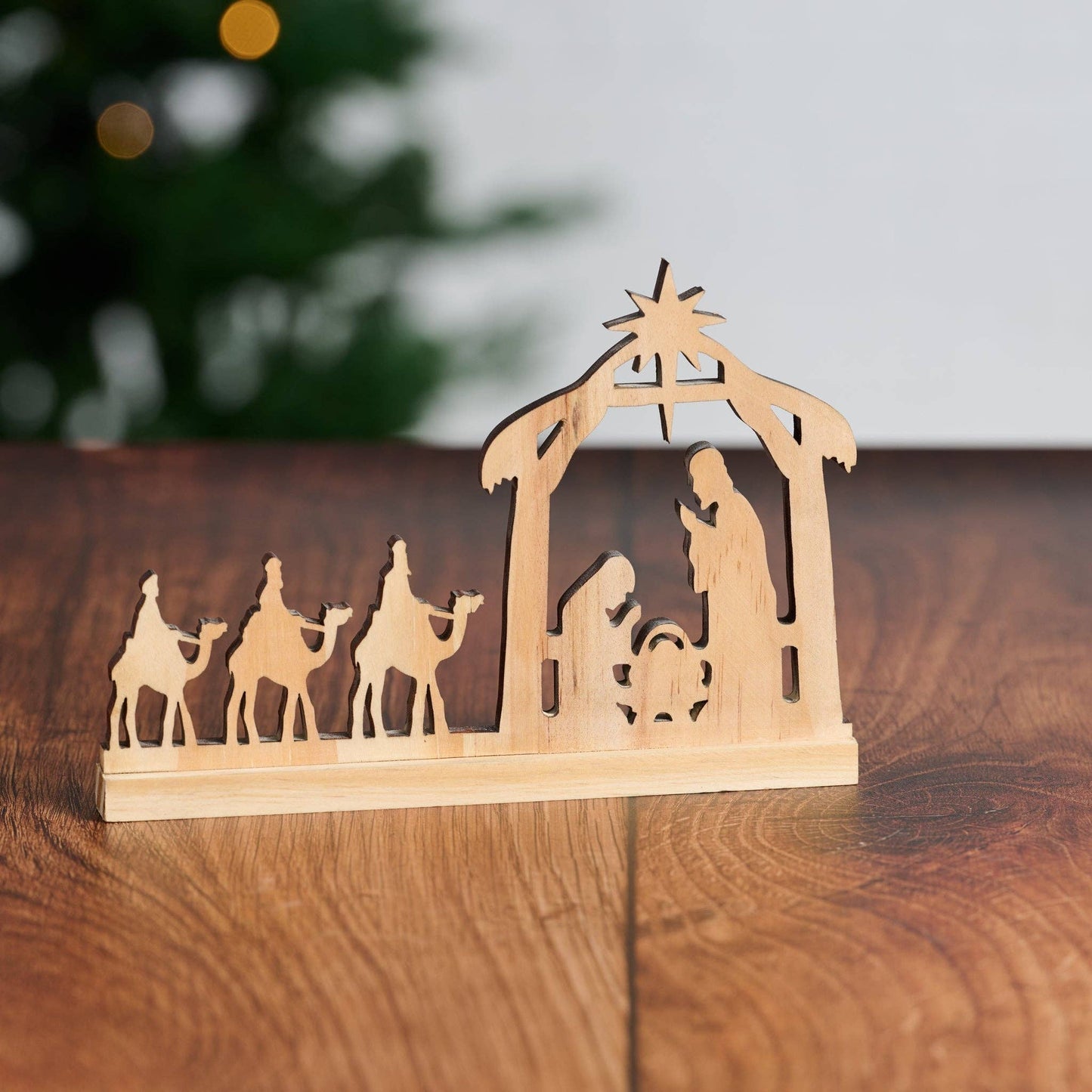 Pine Wood Nativity