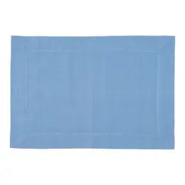 Hemstitch Cornflower Blue Place Mats