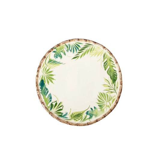 Green Leaves with Bamboo, Dinner Plate