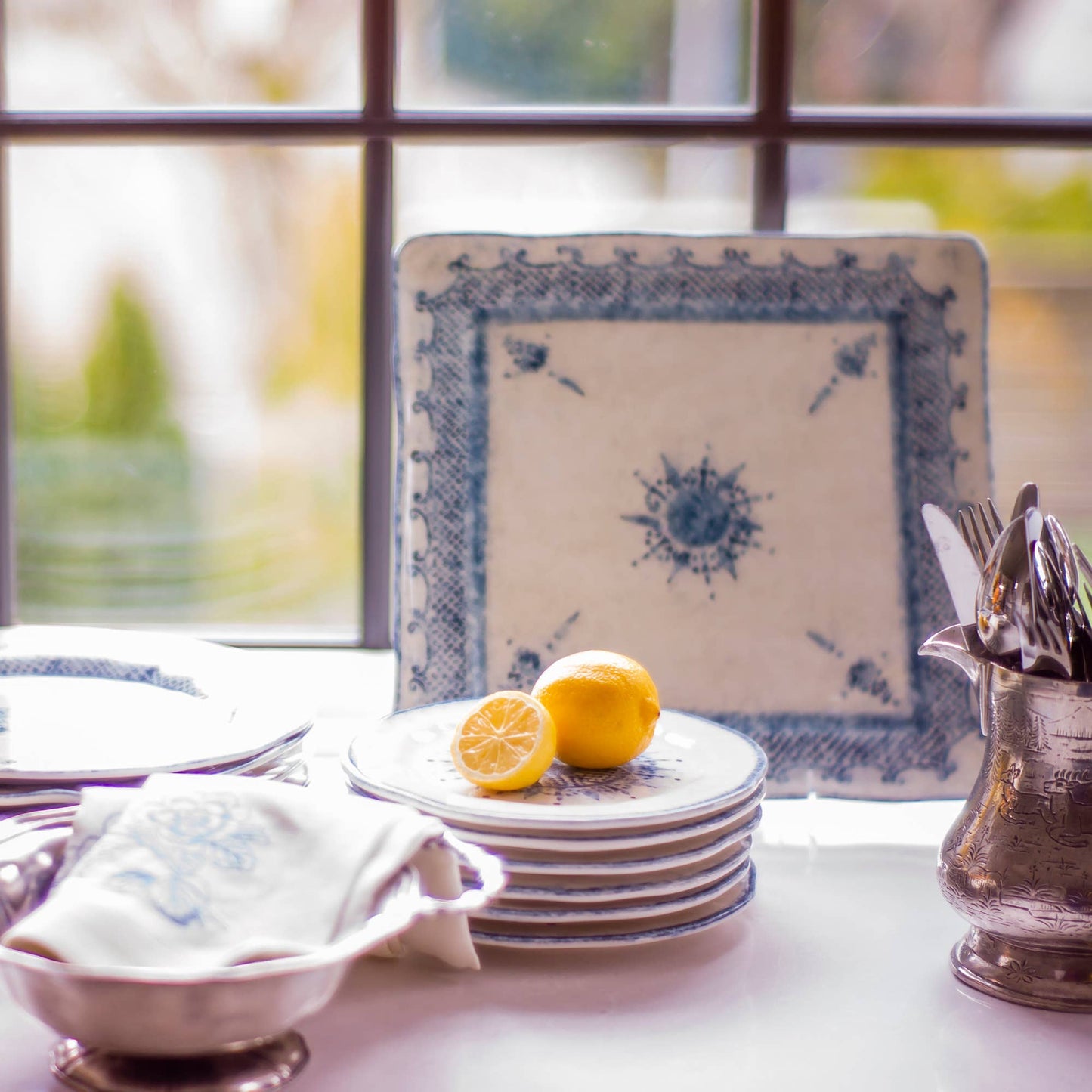 Burano Large Square Platter/Charger