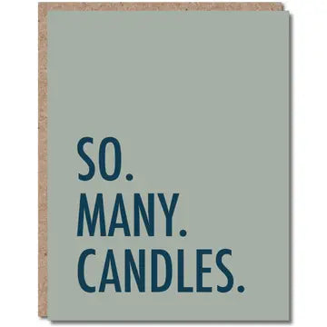 SO MANY CANDLES card