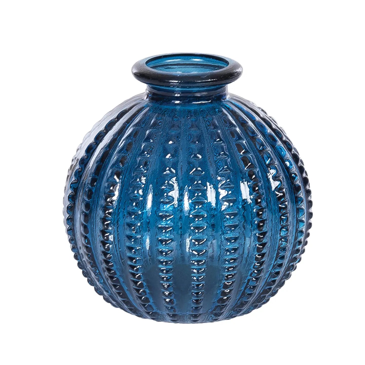 Mini Blue Glass Vase