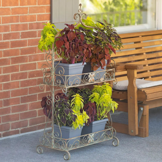 2 Tier Rectangular Plant Stand