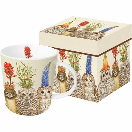 Mugs.......Birds ,Squirrel and Dragonfly
