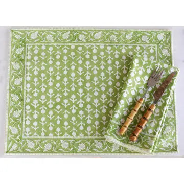Green Charlotte Linens