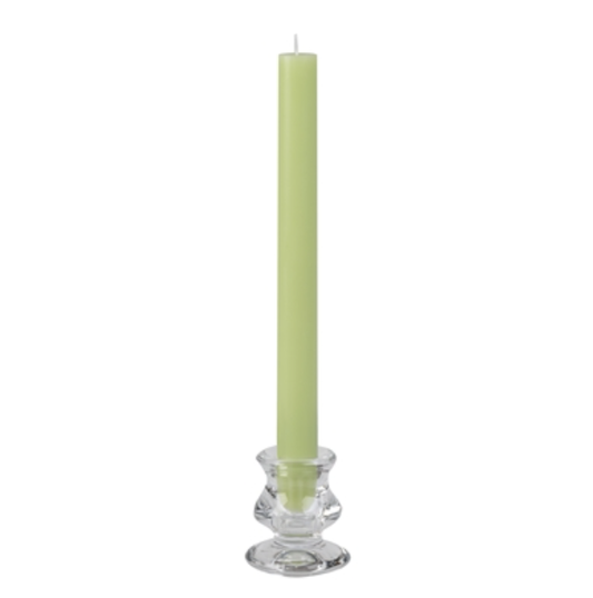 7/8" diameter x 10" Tall Spring Green Taper Candle