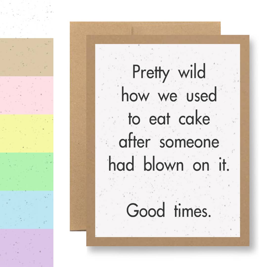 Grows Wildflowers - 7 Colors - ...someone had blown on it...