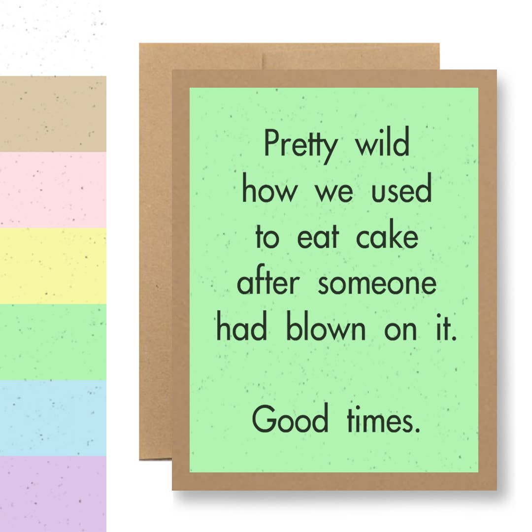 Grows Wildflowers - 7 Colors - ...someone had blown on it...