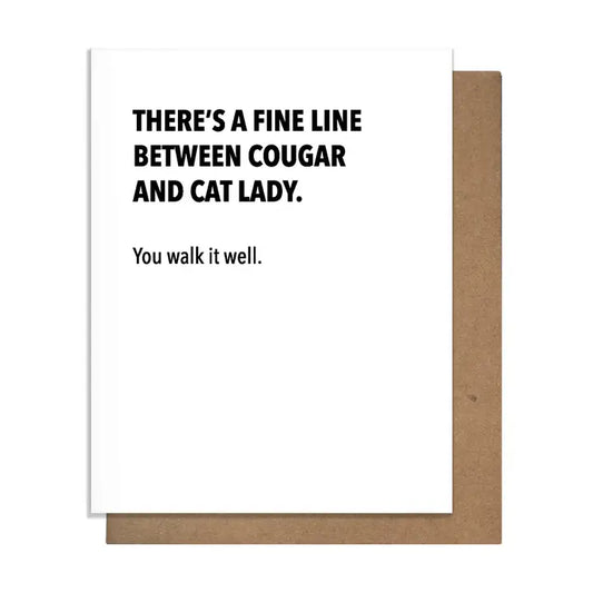 There's a Fine Line Card