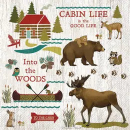 Cabin Cocktail Napkins