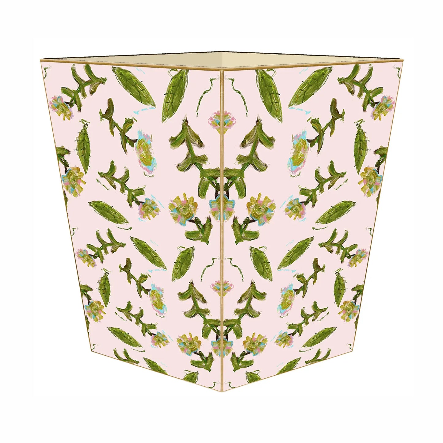 Flor Rosa Wastebasket