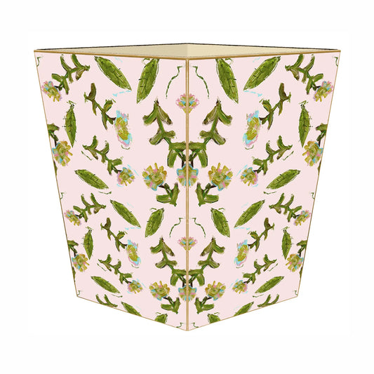 Flor Rosa Wastebasket