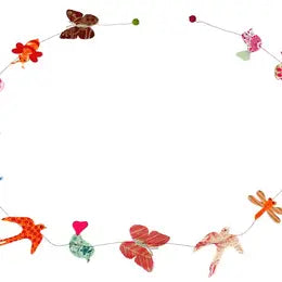 Butterfly and Insect Garland.
