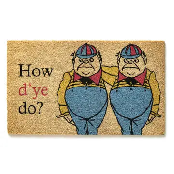 How D'ye Do Door Mat