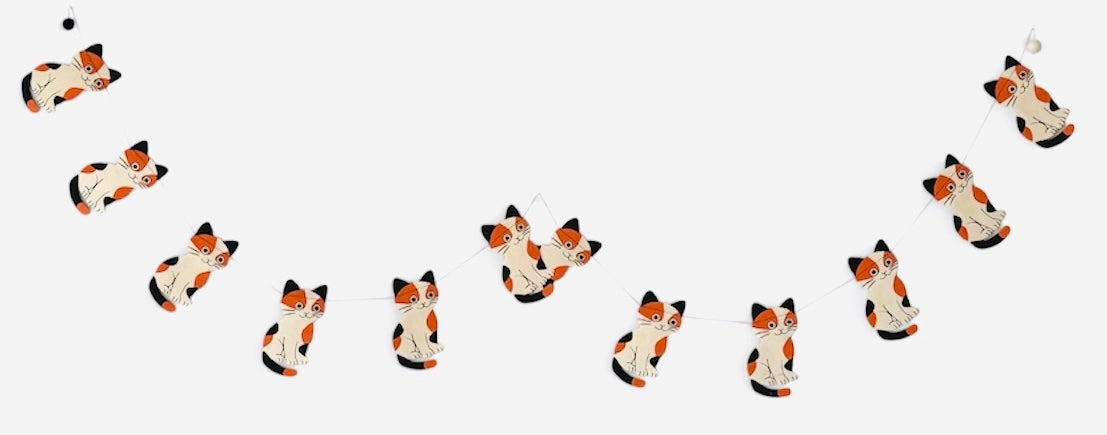 Calico Cat Garland
