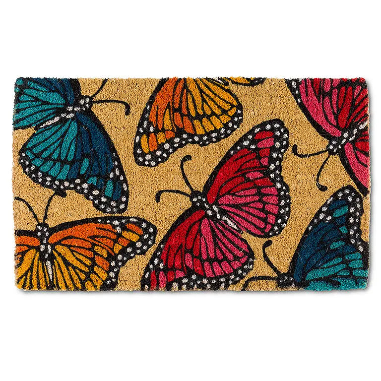 Multi Butterfly Door Mat