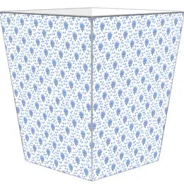Blue Provencial Print Wastepaper Basket