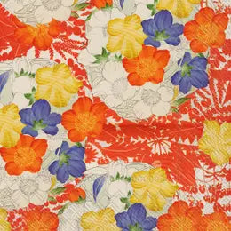 Kimono Flower Cocktail Napkins