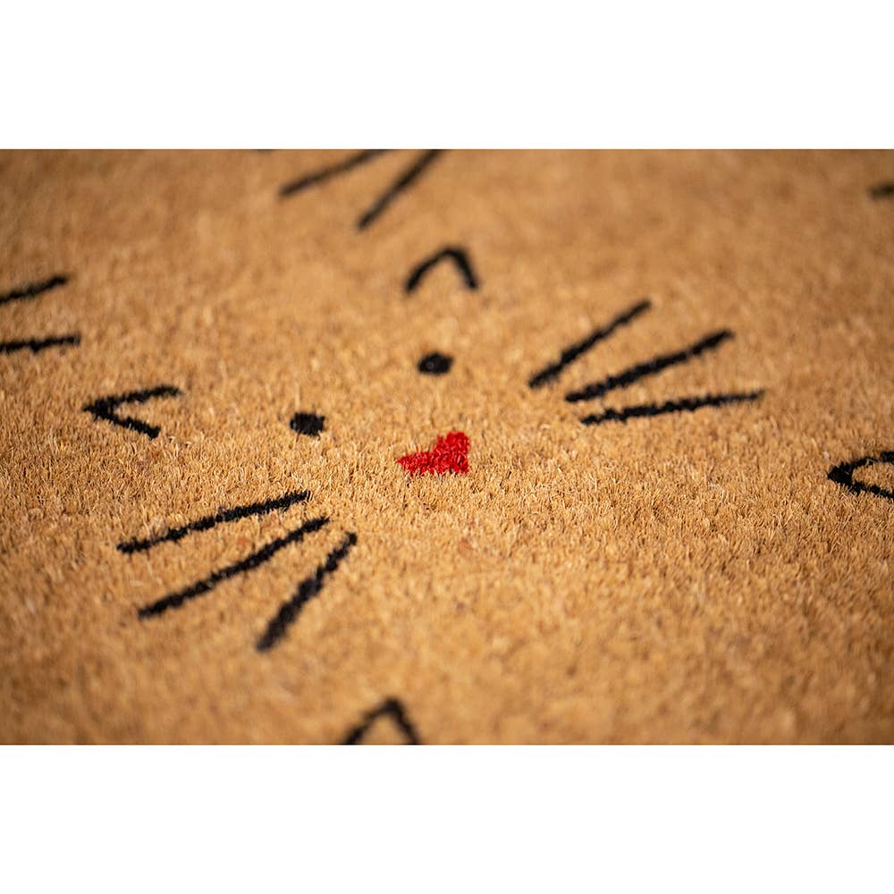 Love Cats Coir Doormat