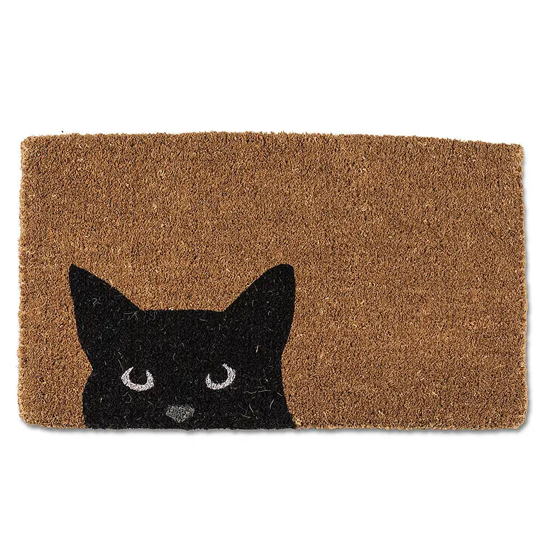 Peaking Cat Door Mat