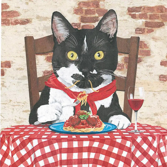 Cat Rocco Cocktail Napkins