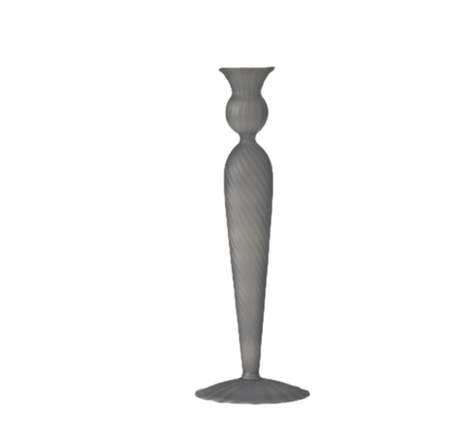 Colorful Glass Candlestick Holder