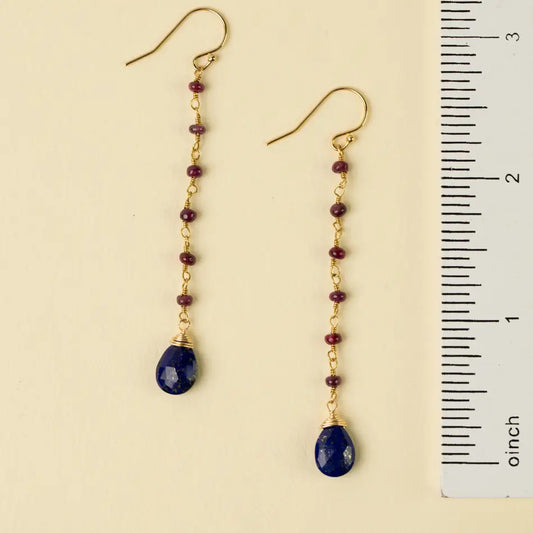 Forget Me Not Dangle Earings