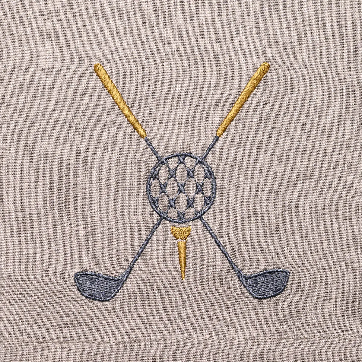 Golf Linen Towel, Soft Flax