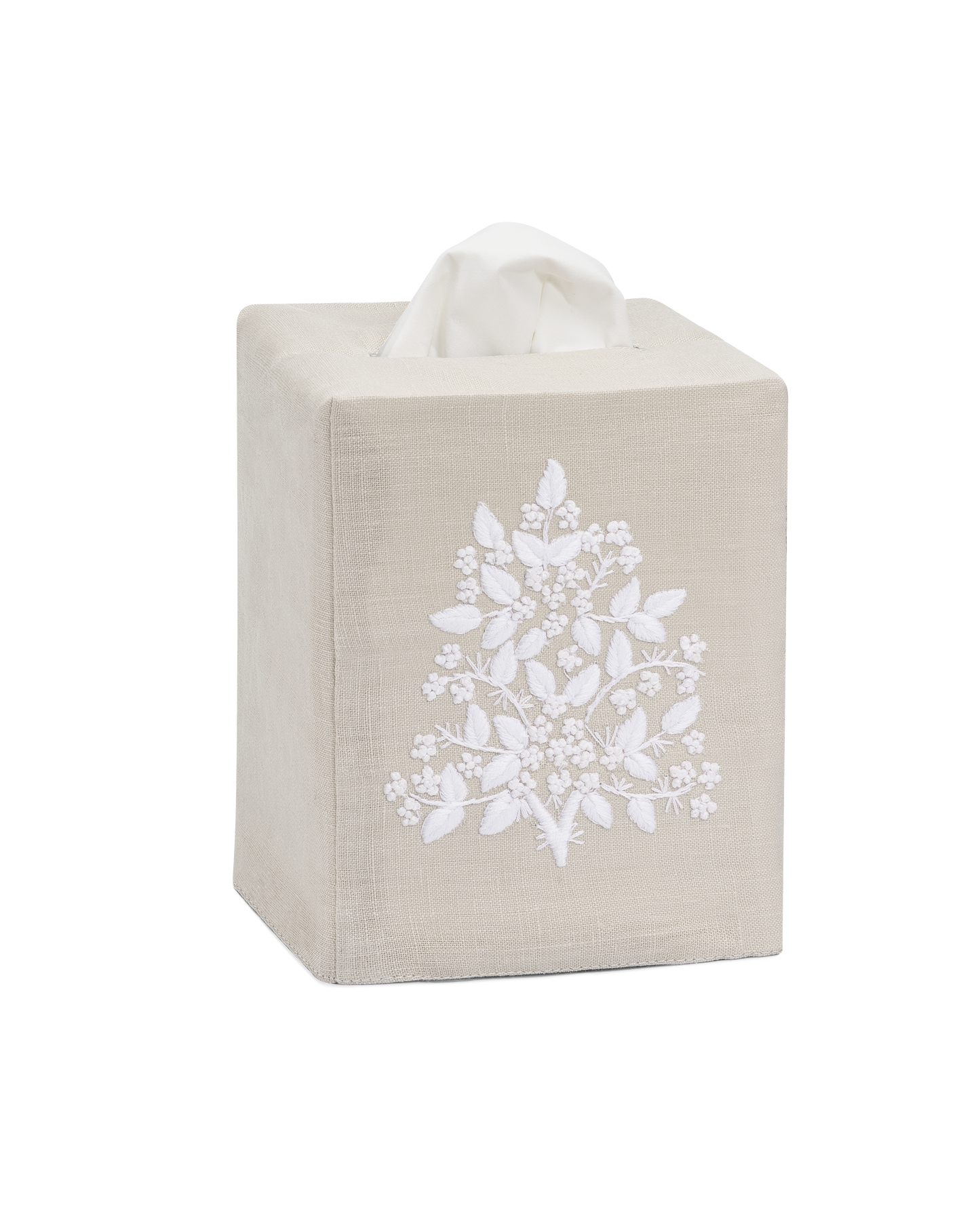 Jardin Linen Tissue Box Cover