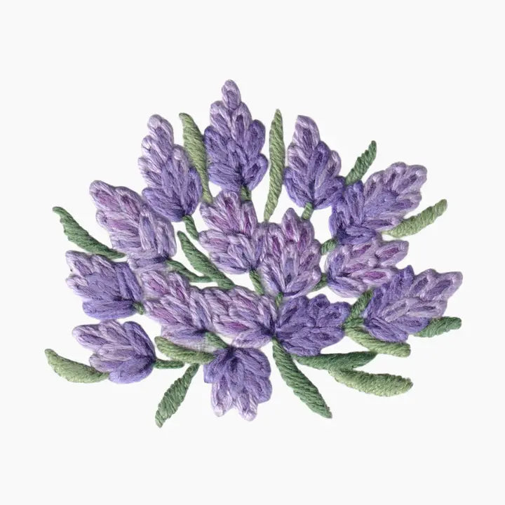 Lavender Tissue Box Cover, linen