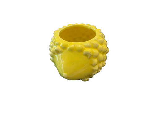 Ceramic Mouse or Hedgehog, succulent pot