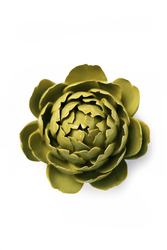 Chartreuse Protea Ceramic Flower