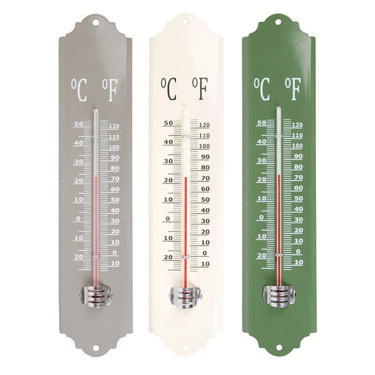 Metal Thermometer, Assorted Colors