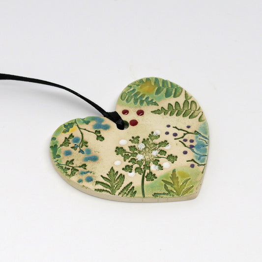 Ceramic Heart Ornament