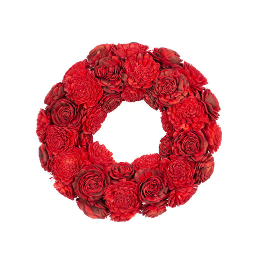 Rose Wreath, red